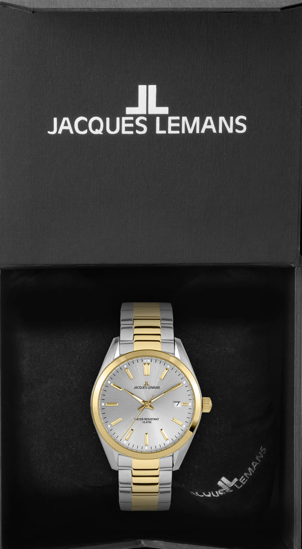 Jacques Lemans Derby 1-1859J Herrenuhr Ø 40,0mm Clearance