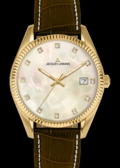 Jacques Lemans Derby 50-4Y Damenuhr Ø 34,0mm Best