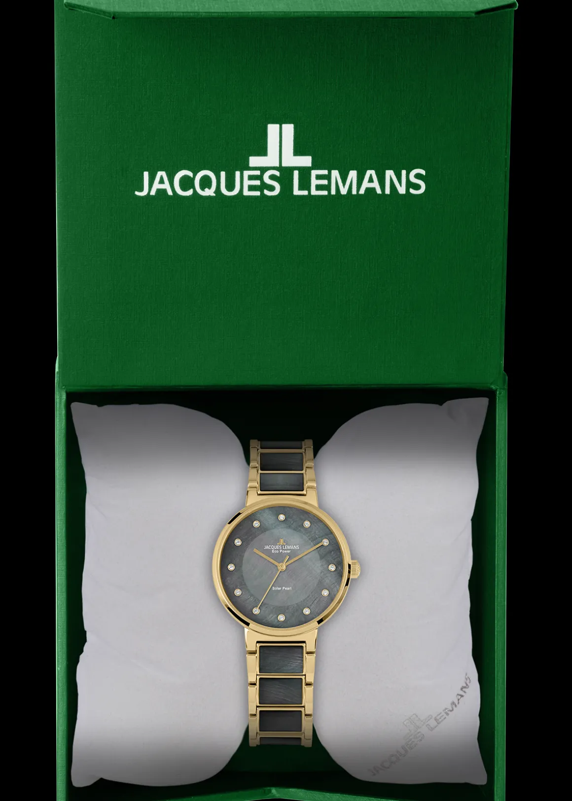 Jacques Lemans Eco Power 1-2108E Damenuhr Ø 34,0mm New