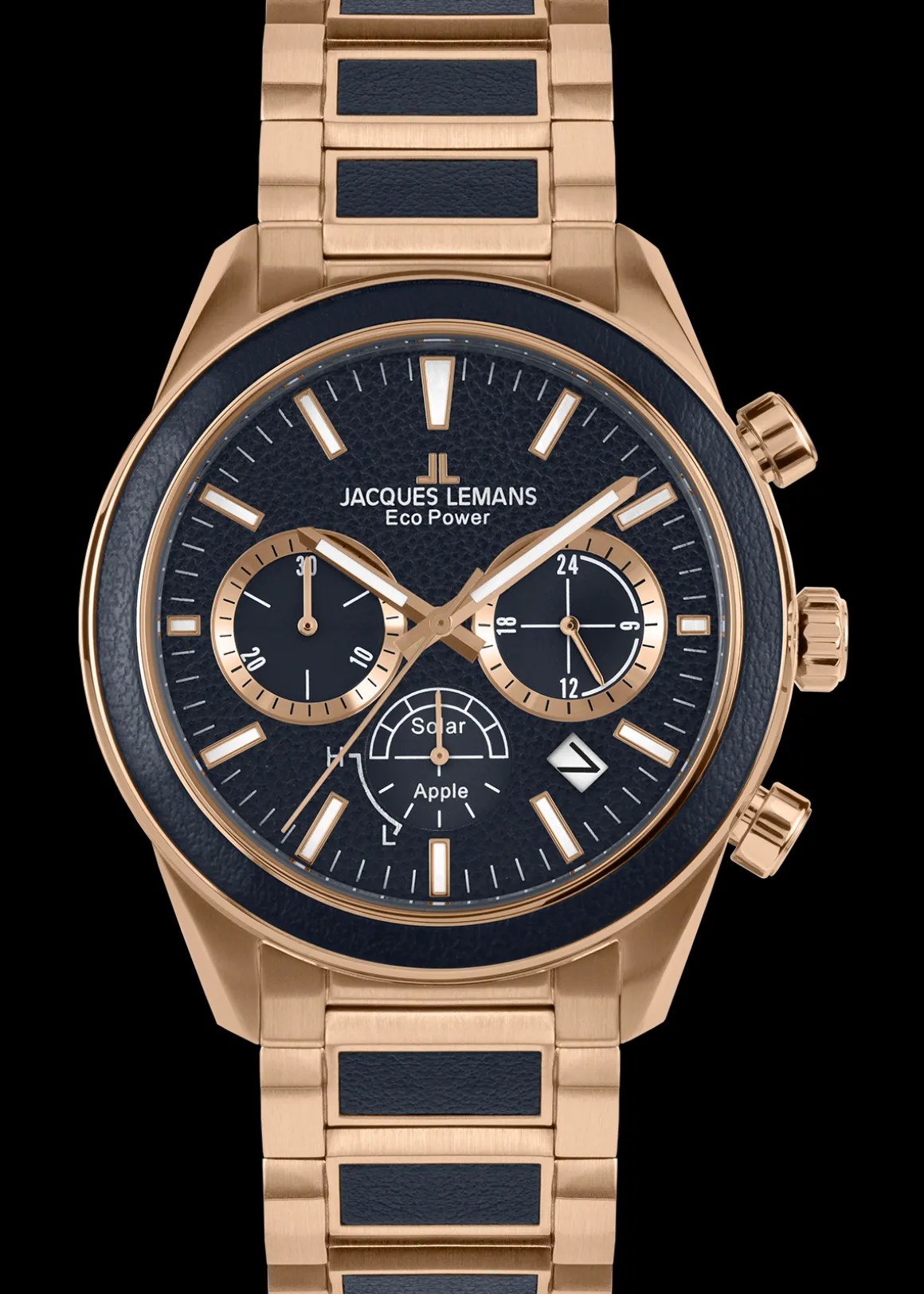 Jacques Lemans Eco Power 1-2115H Herrenuhr Ø 44,0mm New