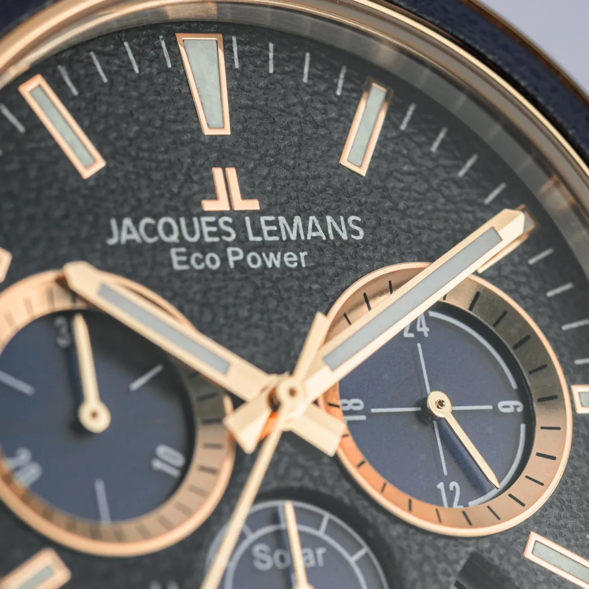 Jacques Lemans Eco Power 1-2115H Herrenuhr Ø 44,0mm New