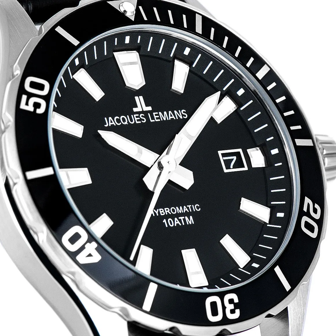 Jacques Lemans Hybromatic 1-2131A Herrenuhr Ø 43,0mm Flash Sale