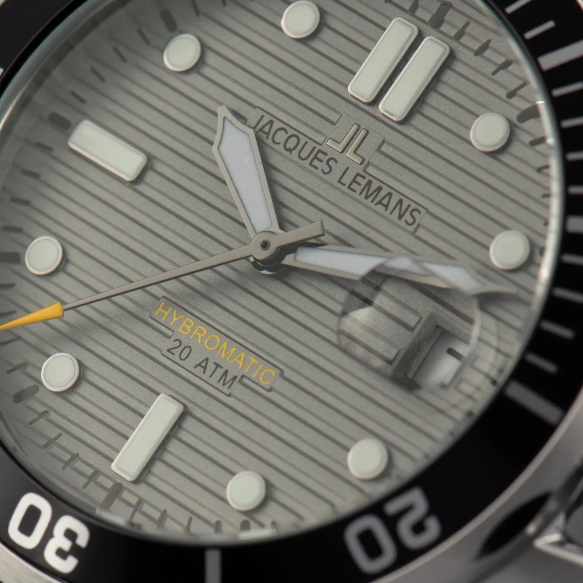 Jacques Lemans Hybromatic 1-2170B Herrenuhr Ø 41,0mm New