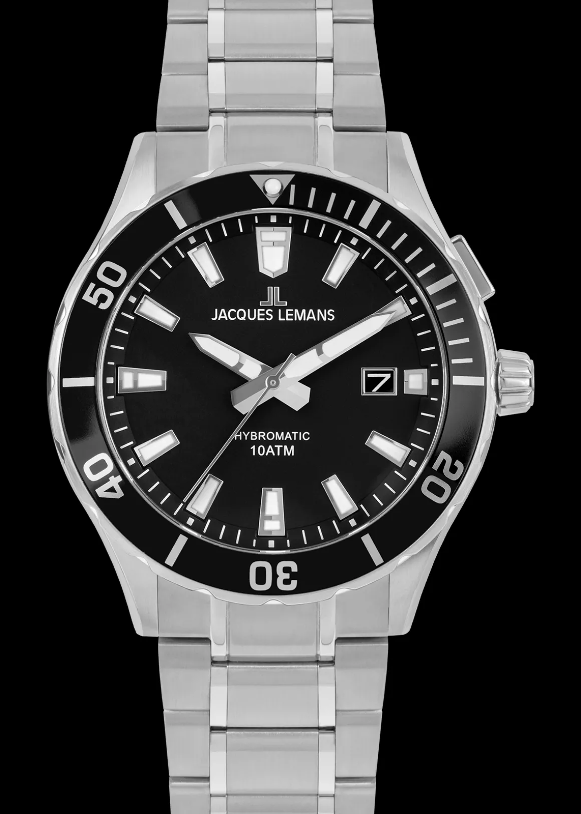 Jacques Lemans Hybromatic 1-2131D Herrenuhr Ø 43,0mm Clearance