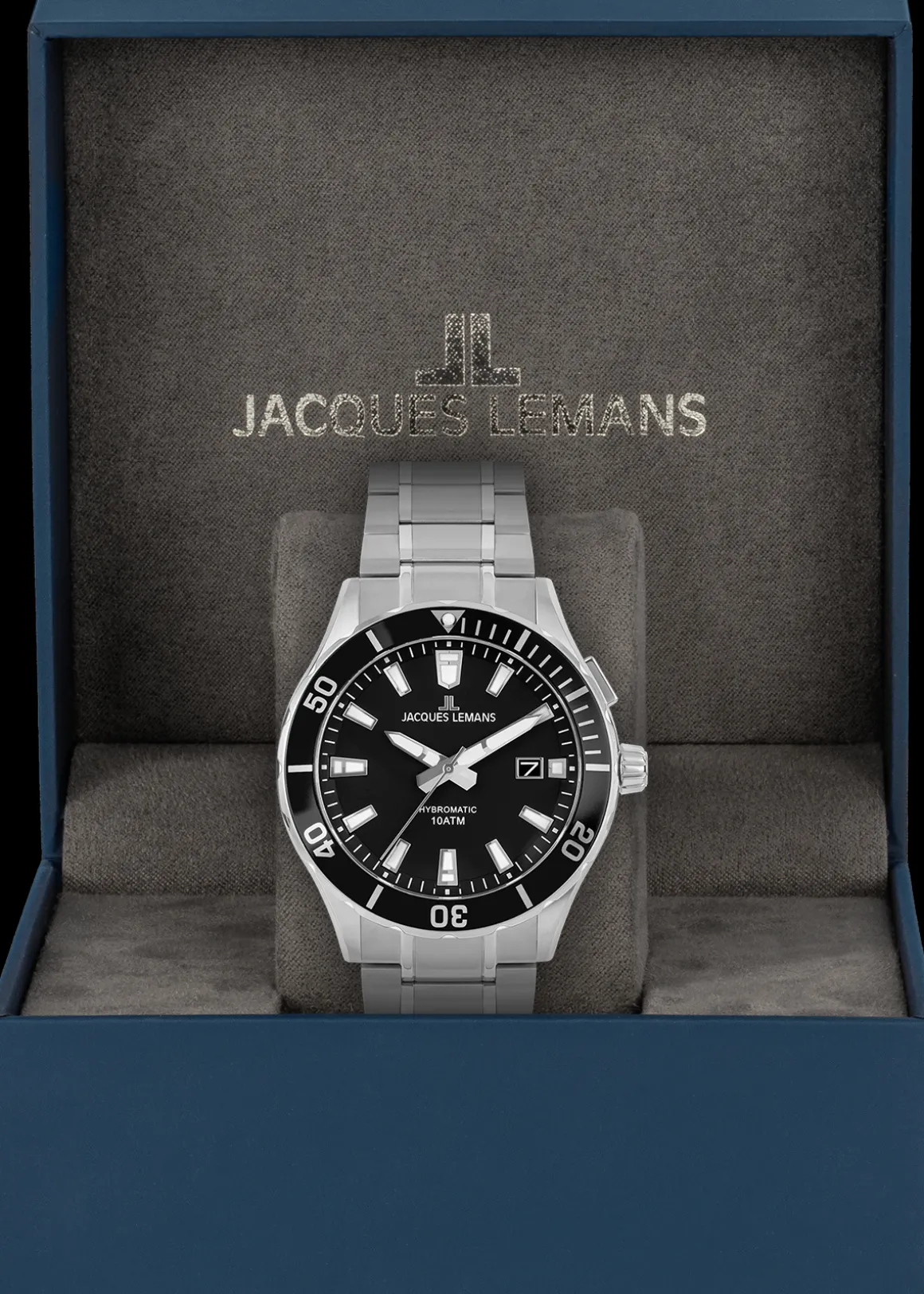 Jacques Lemans Hybromatic 1-2131D Herrenuhr Ø 43,0mm Clearance