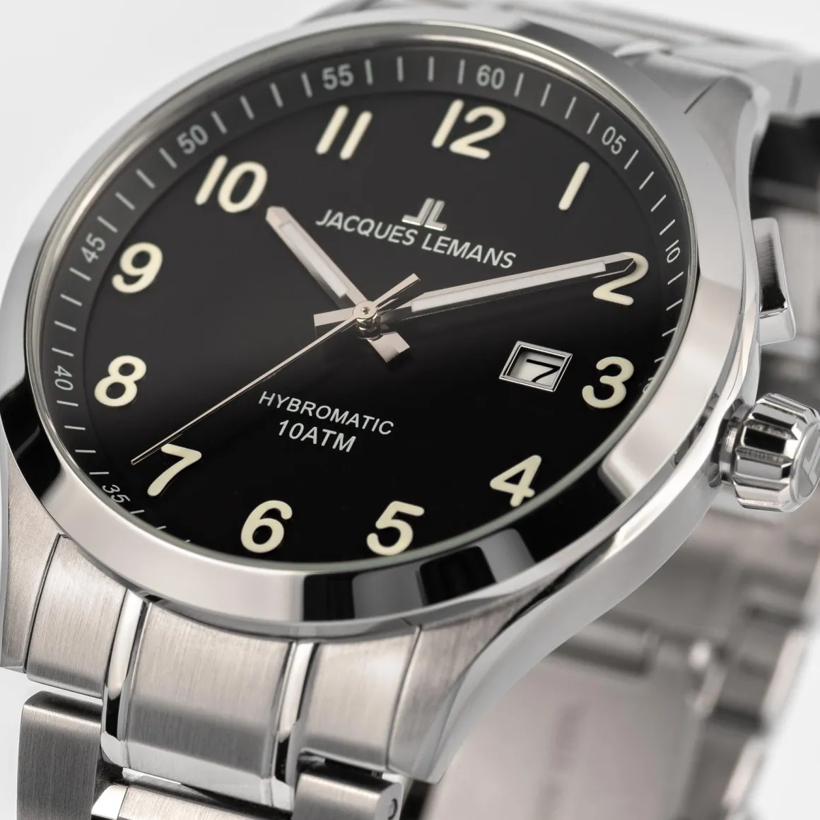 Jacques Lemans Hybromatic 1-2130H Herrenuhr Ø 43,0mm Sale