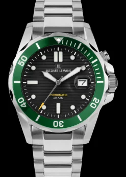 Jacques Lemans Hybromatic 1-2170K Herrenuhr Ø 41,0mm New