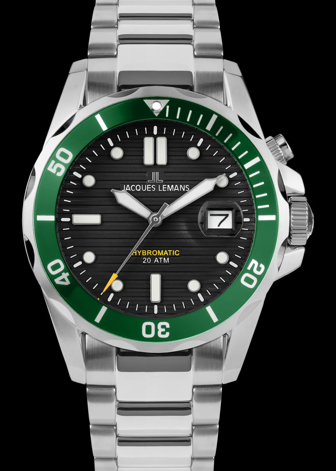 Jacques Lemans Hybromatic 1-2170K Herrenuhr Ø 41,0mm New