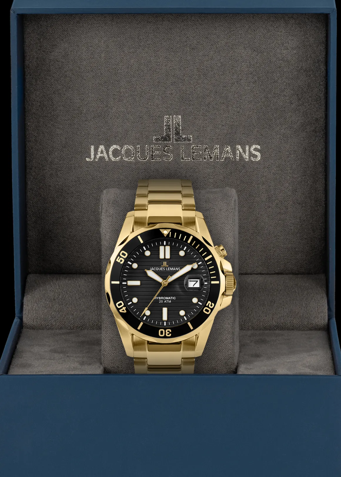 Jacques Lemans Hybromatic 1-2170M Herrenuhr Ø 41,0mm Discount