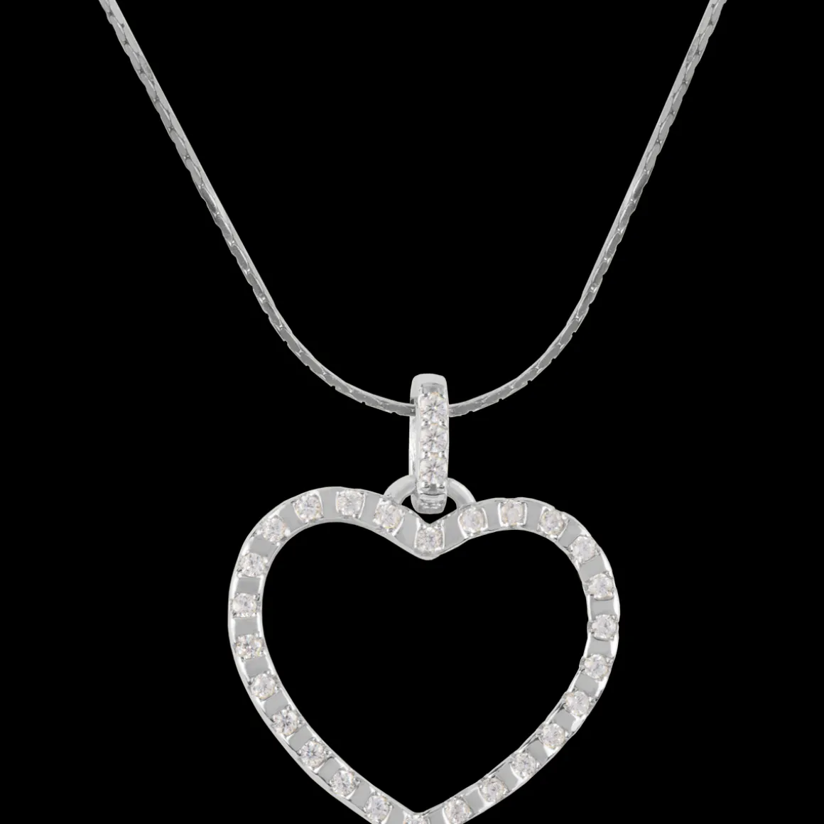 Jacques Lemans Kette "Herz" Sterlingsilber mit Topasen Cheap