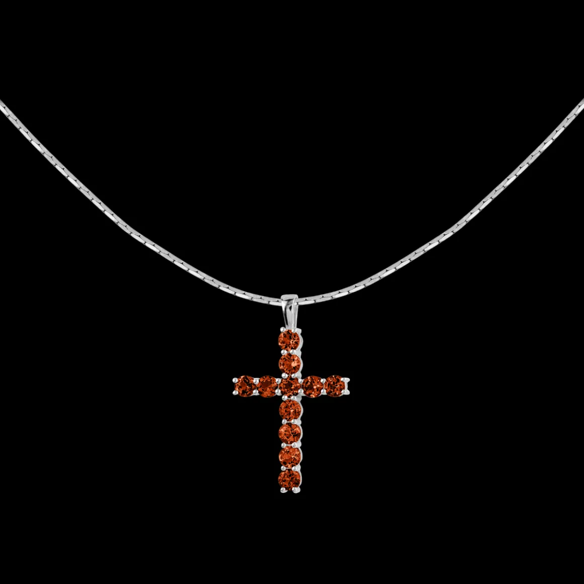 Jacques Lemans Kette Sterlingsilber mit Garnet Sale