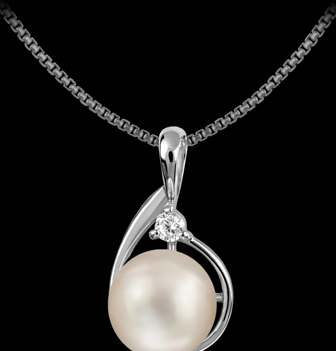 Jacques Lemans Kette Sterlingsilber mit Perle Cheap