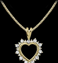 Jacques Lemans Kette Sterlingsilber vergoldet mit White Topaz New