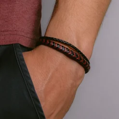 Jacques Lemans Lederarmband Cheap