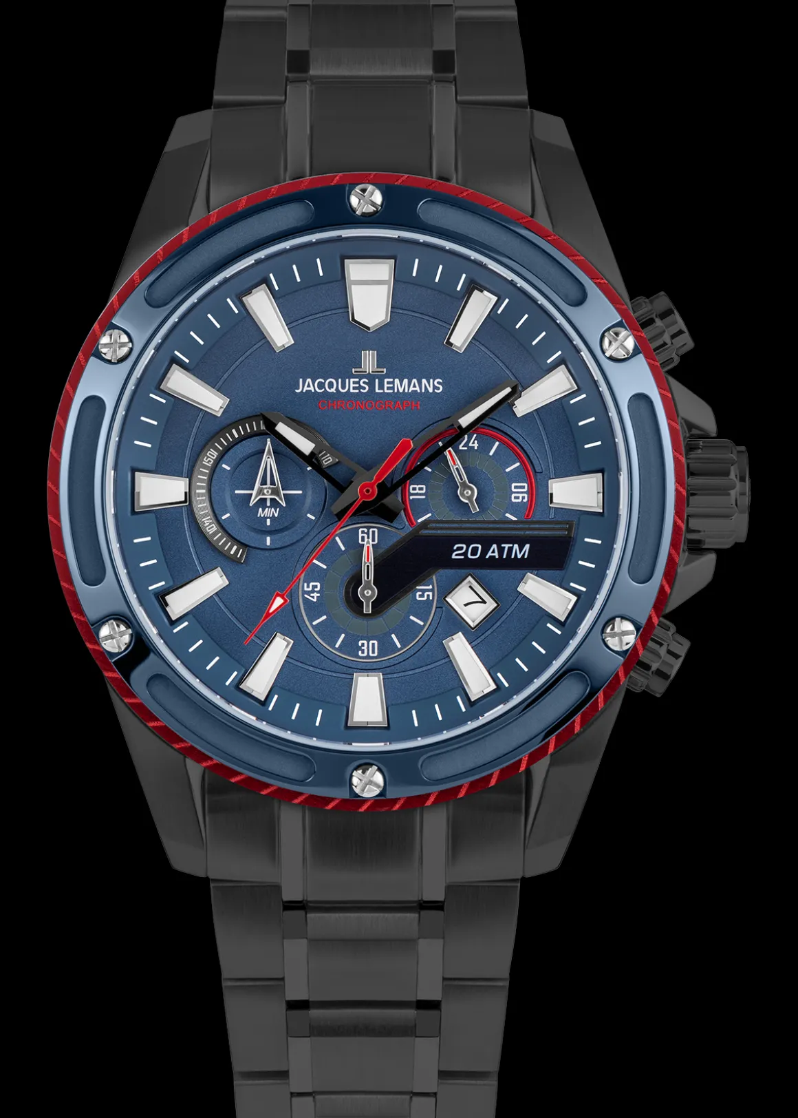 Jacques Lemans Liverpool 1-2141G Herrenuhr Ø 48,0mm Clearance