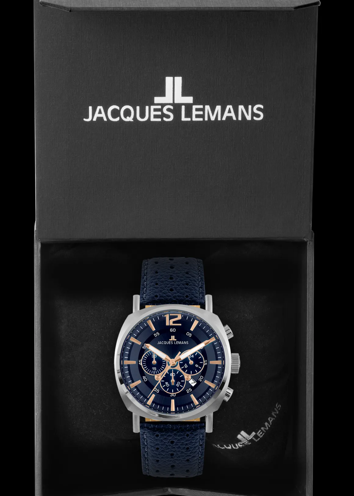 Jacques Lemans Lugano 1-1645I Herrenuhr Ø 46,0mm Fashion