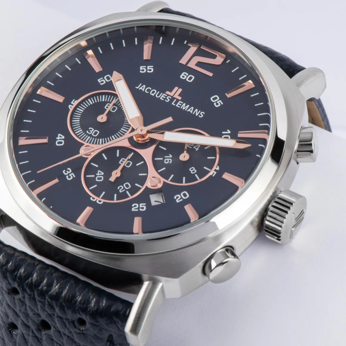 Jacques Lemans Lugano 1-1645I Herrenuhr Ø 46,0mm Fashion