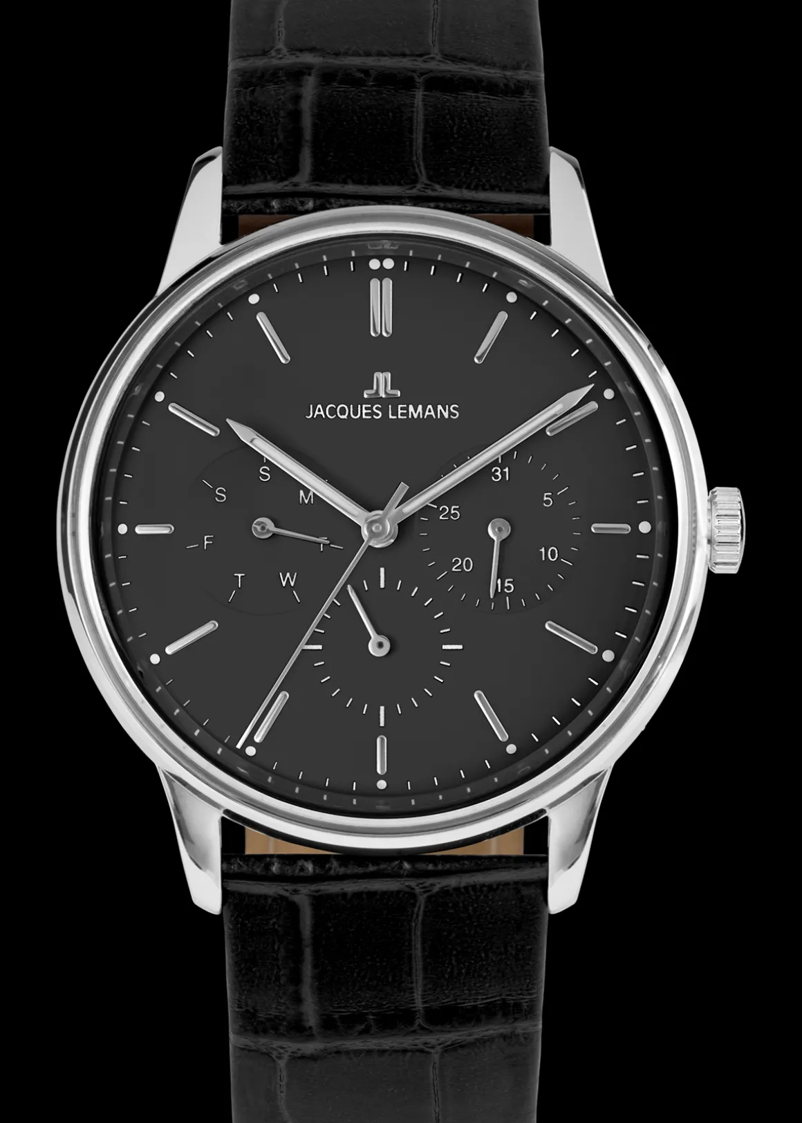 Jacques Lemans Manchester 1-2061A.1 Damenuhr Ø 39,0mm Cheap
