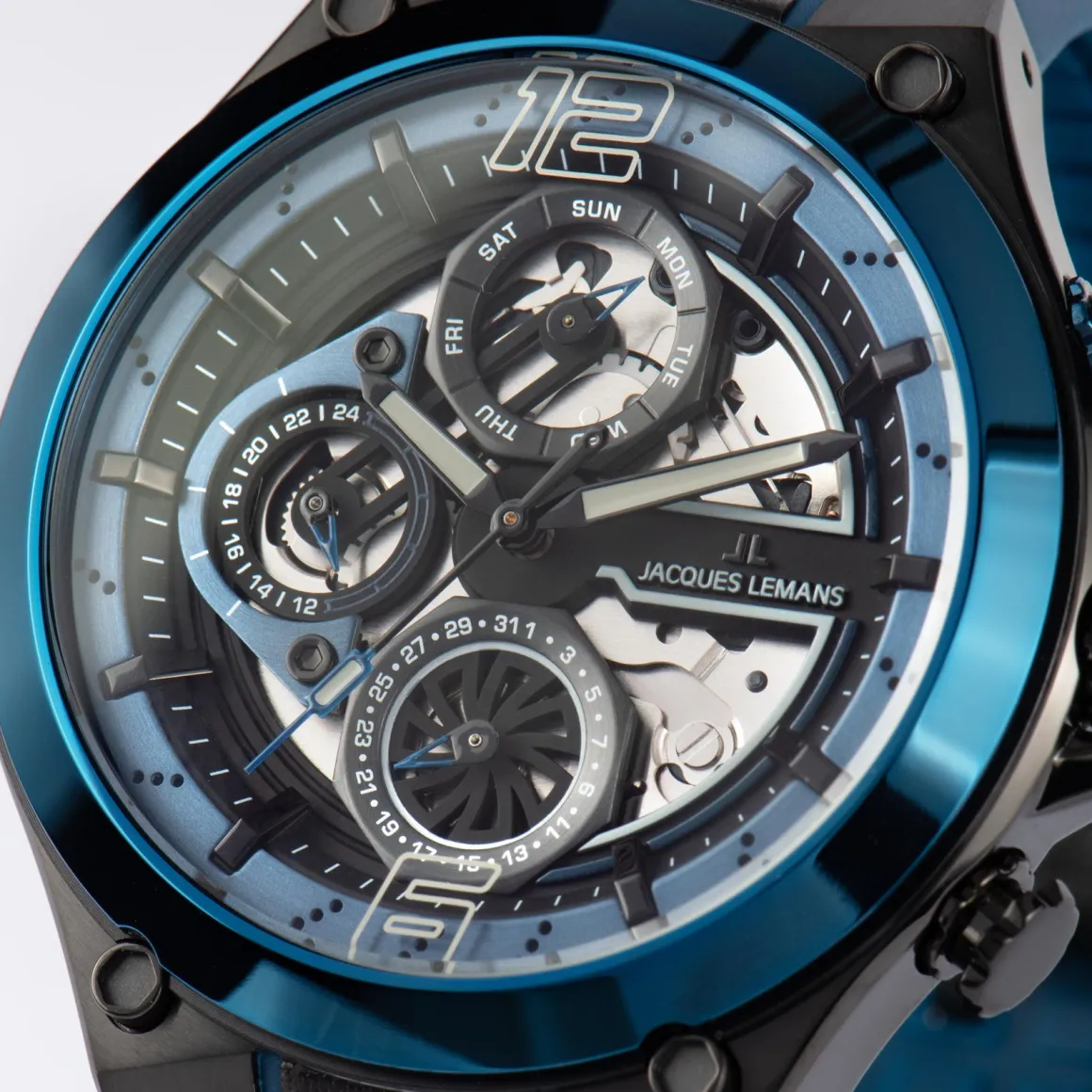 Jacques Lemans Manchester 1-2150B Herrenuhr Ø 44,0mm Hot