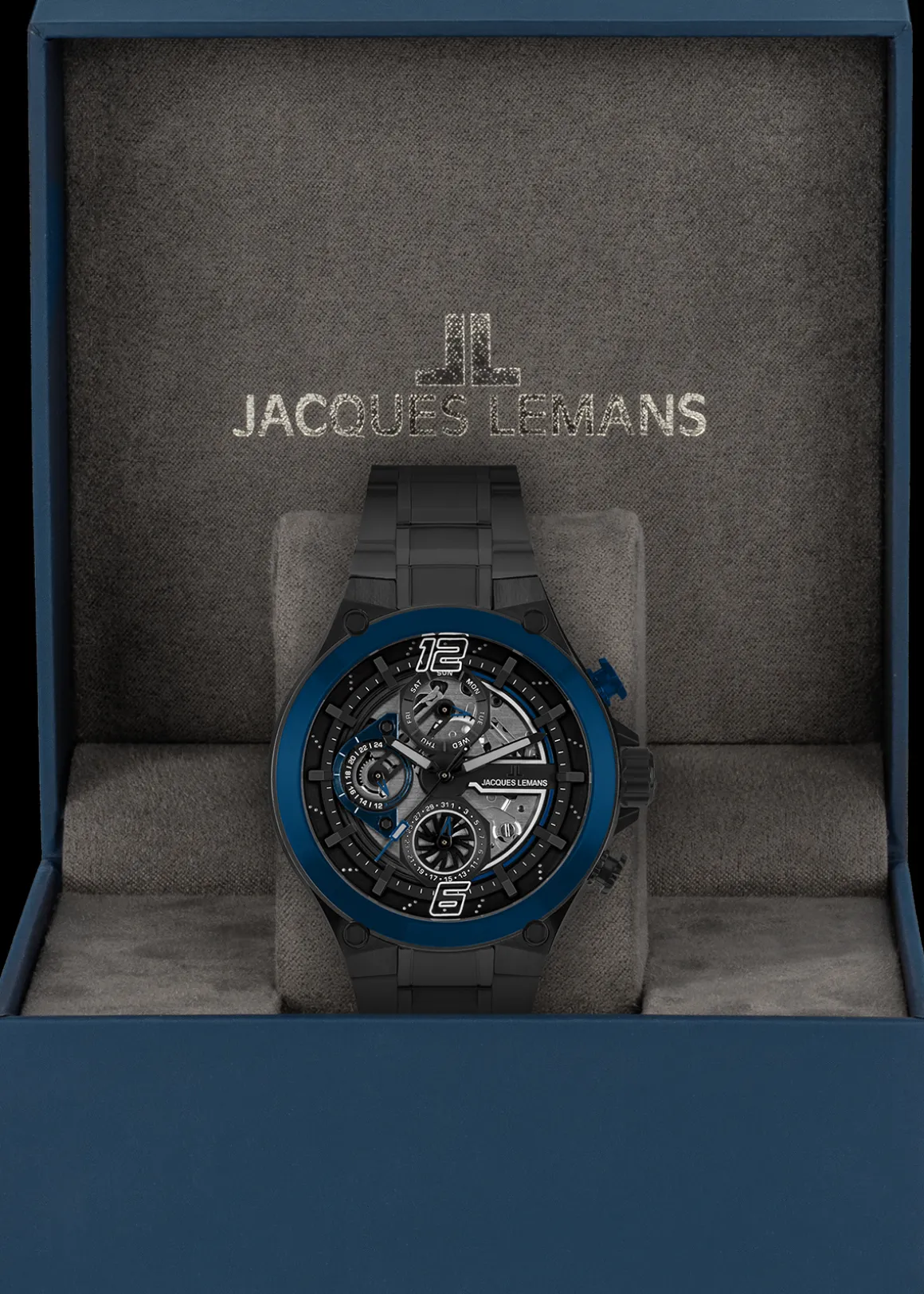 Jacques Lemans Manchester 1-2150G Herrenuhr Ø 44,0mm Hot