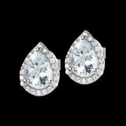 Jacques Lemans Ohrstecker Sterlingsilber mit White Topaz Best