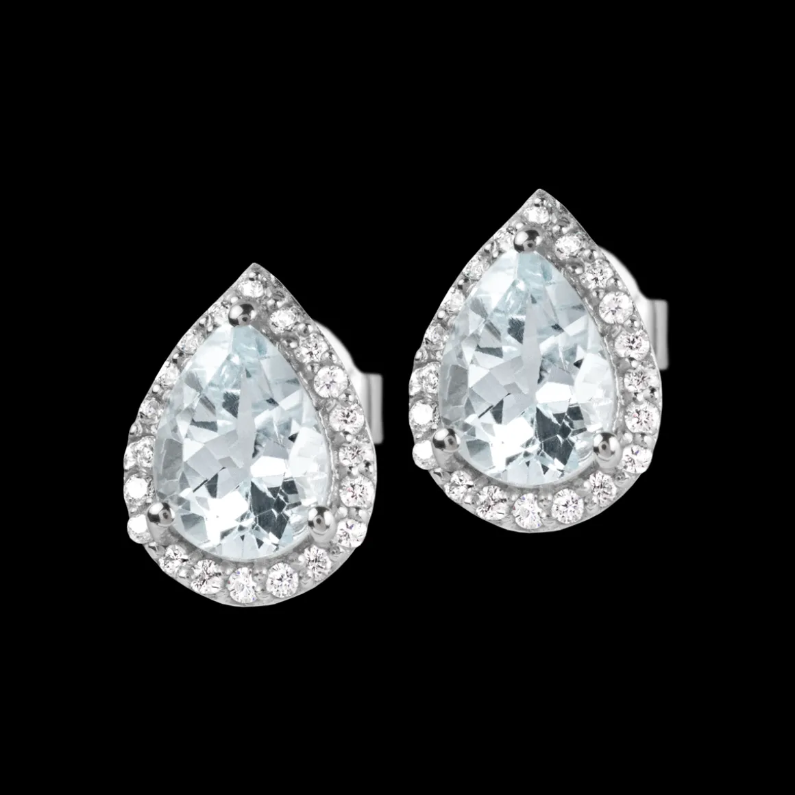 Jacques Lemans Ohrstecker Sterlingsilber mit White Topaz Best
