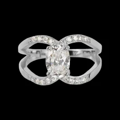 Jacques Lemans Ring Sterlingsilber mit Topasen Outlet