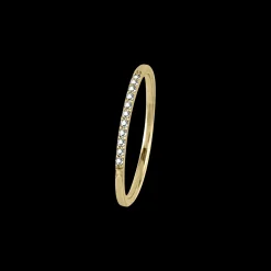 Jacques Lemans Ring Sterlingsilber vergoldet mit White Topaz Store