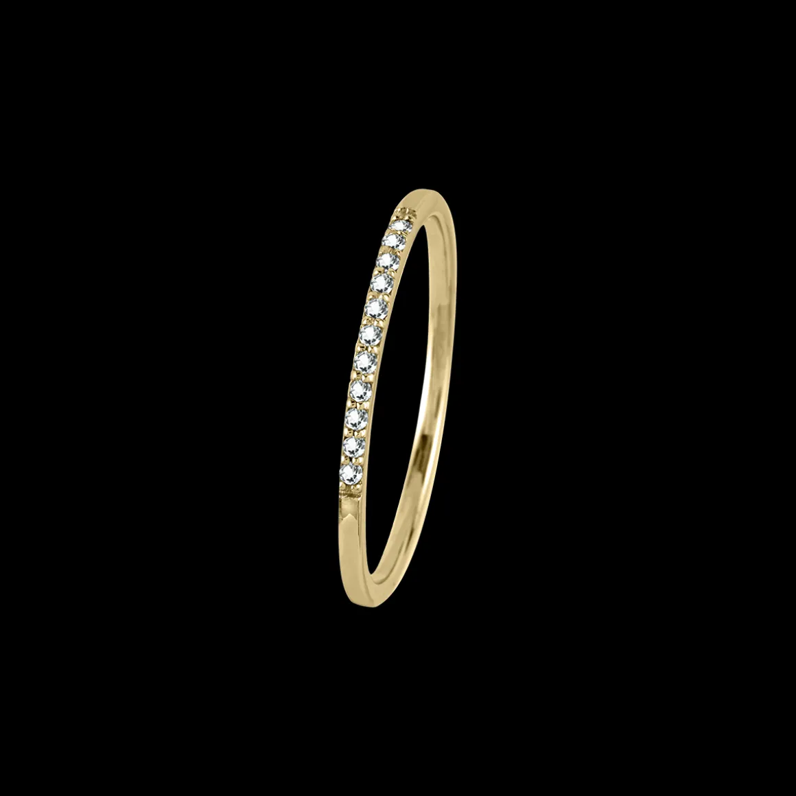 Jacques Lemans Ring Sterlingsilber vergoldet mit White Topaz Store