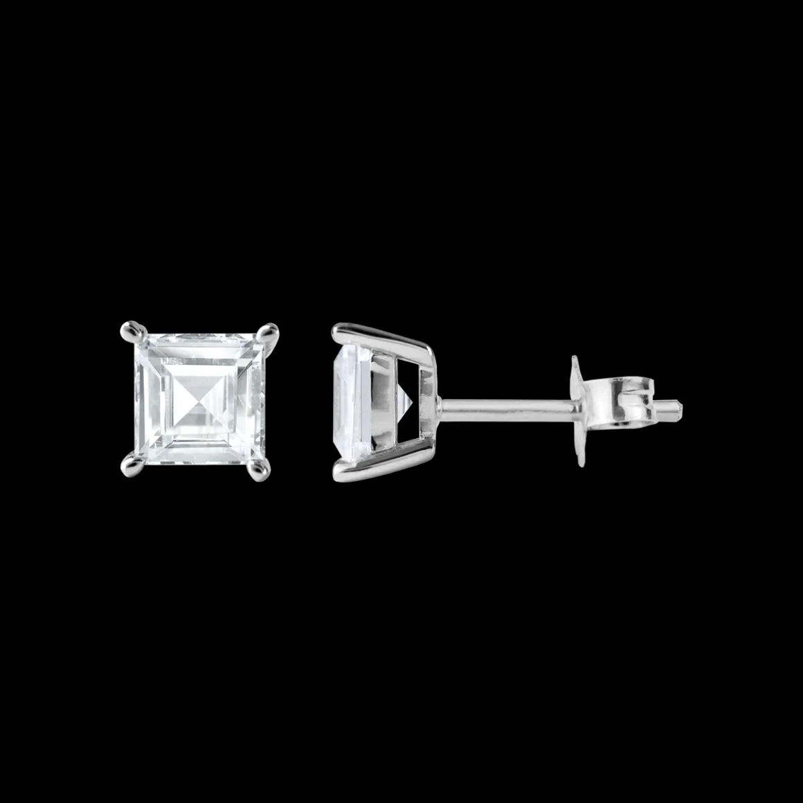 Jacques Lemans Solitär Ohrstecker Sterlingsilber mit Topas Online