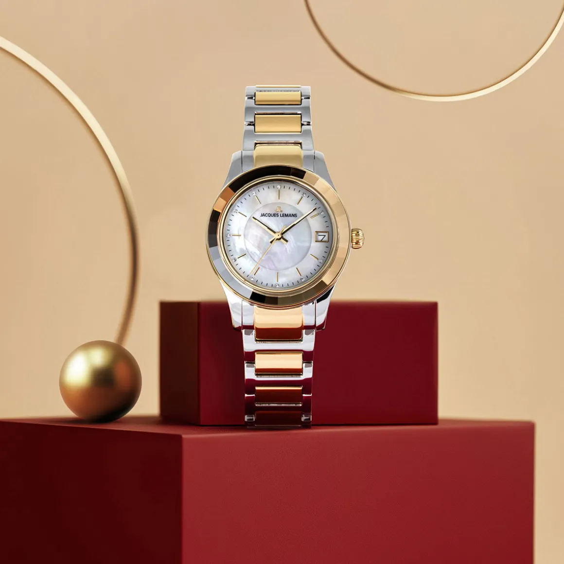 Jacques Lemans Venice 1-2194F Damenuhr Ø 34,0mm Clearance