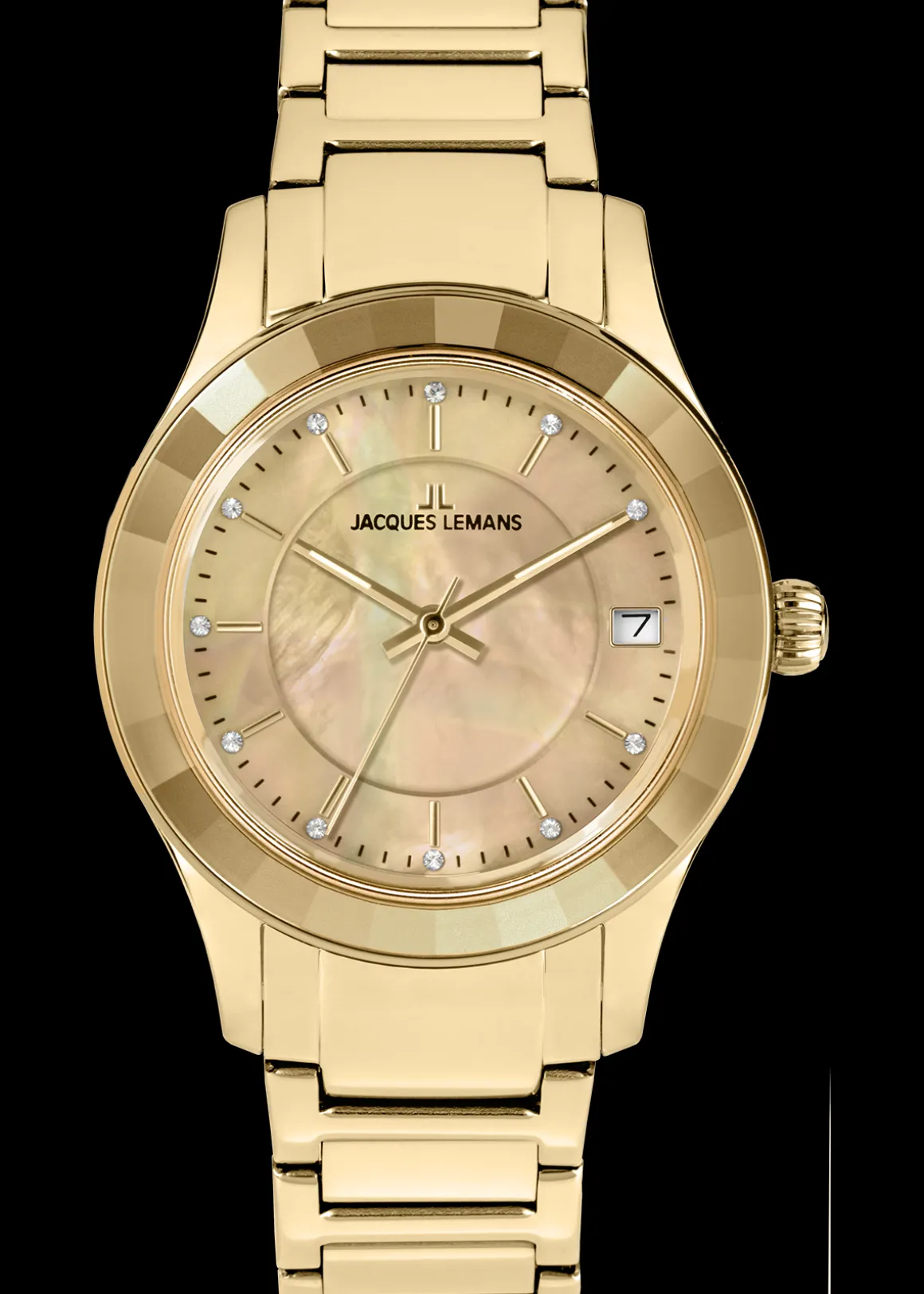 Jacques Lemans Venice 1-2194G Damenuhr Ø 34,0mm New