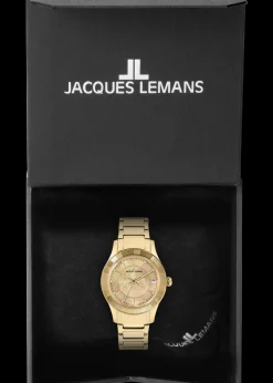 Jacques Lemans Venice 1-2194G Damenuhr Ø 34,0mm New