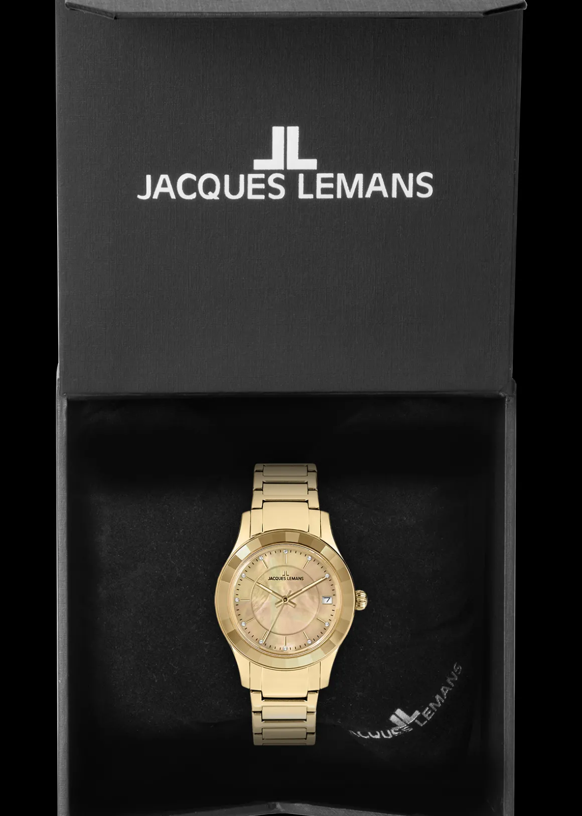 Jacques Lemans Venice 1-2194G Damenuhr Ø 34,0mm New